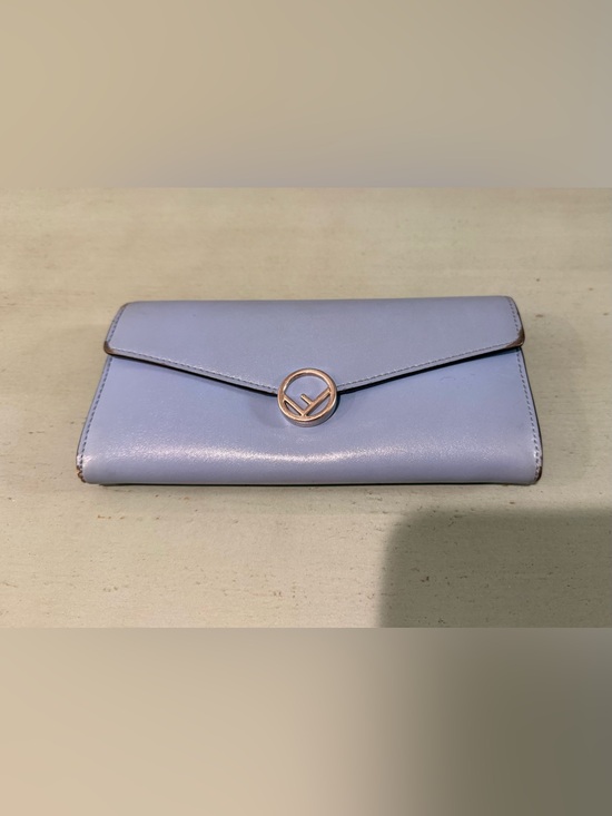 Fendi Handbags - Fendi Blue Wallet